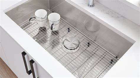 Pin by Avra Williams on New House in 2021 | Sink, Sink grids, Stainless steel sinks