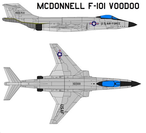 McDonnell F-101 Voodoo by bagera3005 on DeviantArt