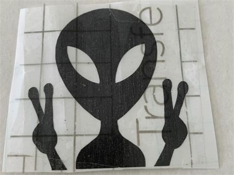 Alien Peace Sign Sticker / Decal - Etsy Australia in 2023 | Sticker ...