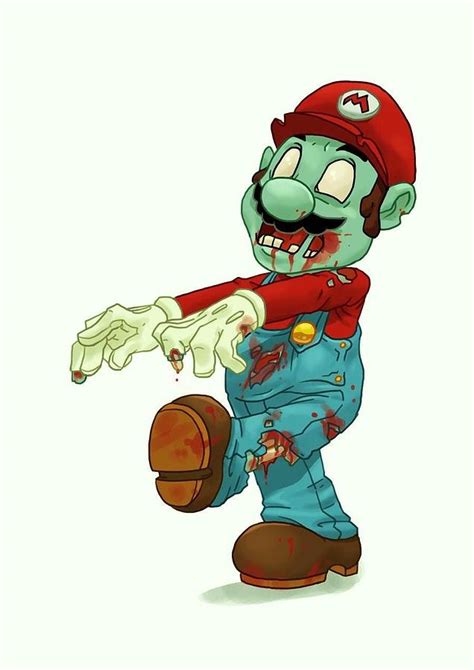 Super Mario Zombie Digital Art by Erika White - Fine Art America