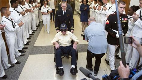 USS Arizona survivors welcomed to Washington 75 years after Pearl Harbor attack - ABC News