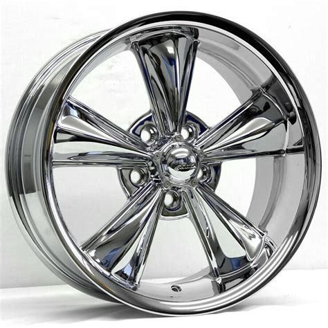 17x7 Chrome MD Classic wheels for 65-73 Mustangs