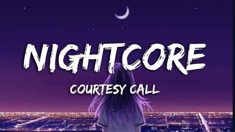 Nightcore - Courtesy Call (Lyrics Video) - YouTube