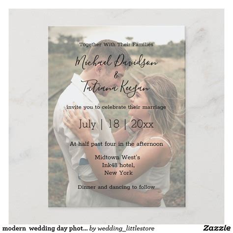 Whimsical calligraphy faded photo the wedding of invitation zazzle – Artofit