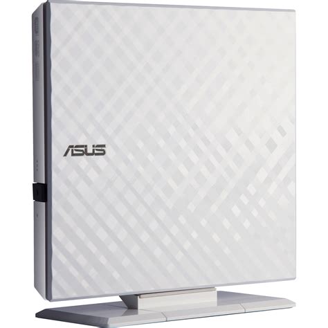 ASUS External Slim DVD-RW Drive (White) SDRW-08D2S-U/WHITE/ASUS