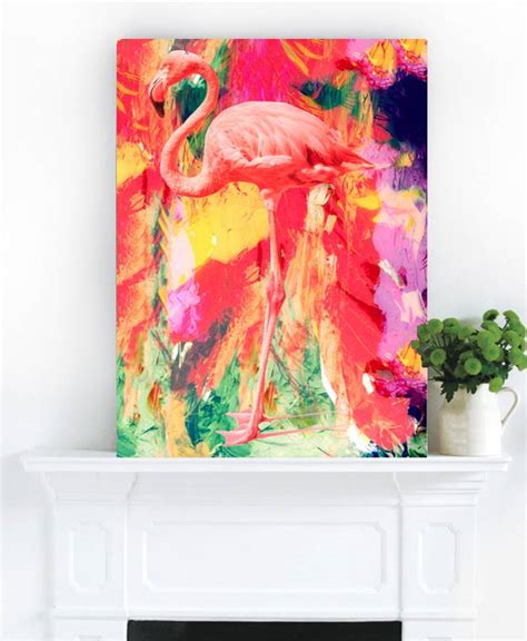 Be A Flamingo, Canvas Art By Palm Valley