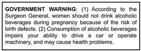 30 Warning Label On Alcohol - Labels Database 2020