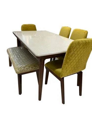 Marble Top 6 Seater Dining Table Set at Rs 65000/set in New Delhi | ID: 24859360612