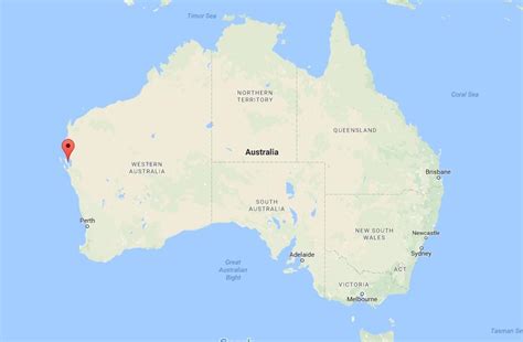 Where is Shark Bay on map Australia