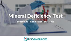 Mineral Deficiency Test: Types, Causes and Symptoms of Mineral Deficiency – DxSaver.com