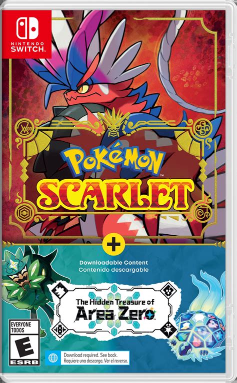 Pokemon Scarlet and The Hidden Treasure of Area Zero DLC Bundle ...