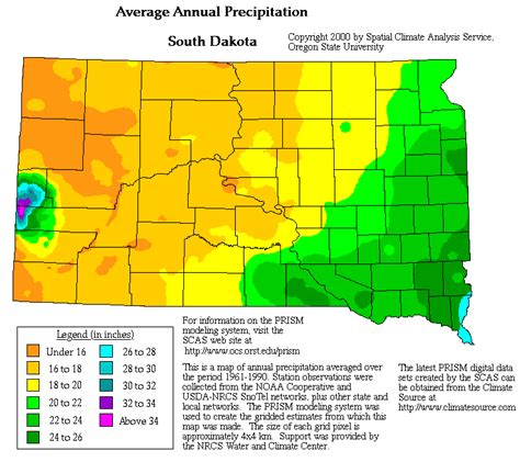 Precipitation (Rapid City, Sturgis, Deadwood: cabin, county, map ...