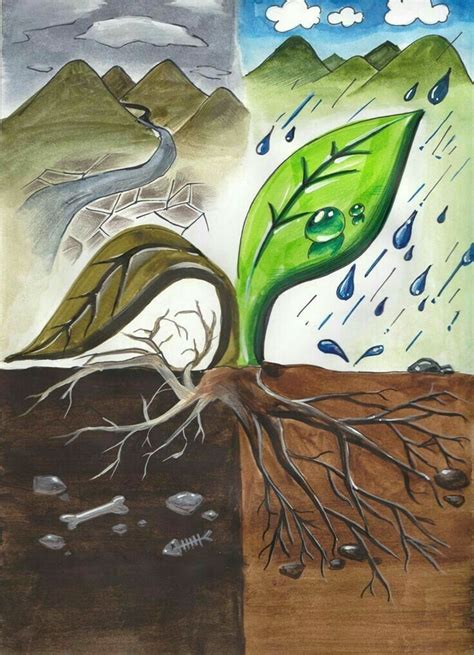 Protect Environment in 2020 | Save water poster drawing, Earth drawings ...