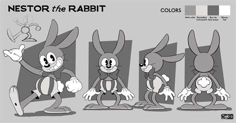 nestortherabbit, nestor, rabbit / Nestor Ref Sheet - pixiv