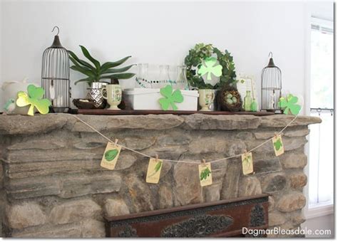 St. Patrick's Day Mantel Decor Ideas That Are Inexpensive and Easy