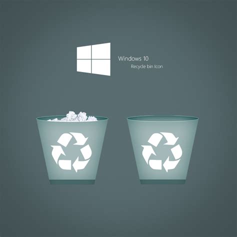 Recycle bin Icon for windows 10 by karara160 on DeviantArt