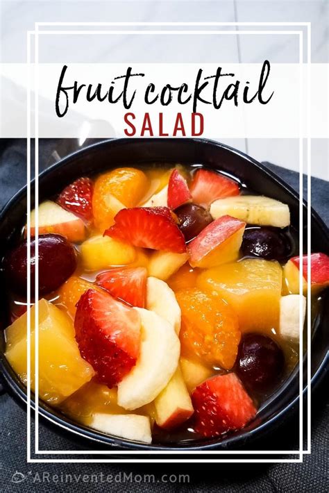 Easy Fruit Cocktail Salad | A Reinvented Mom