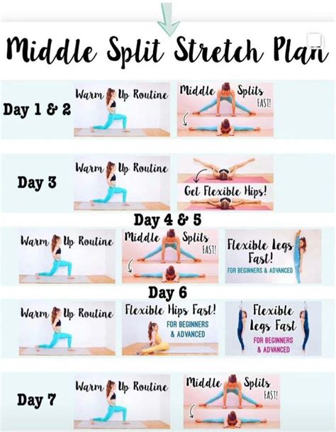 Splits Stretches For Beginners, Middle Splits Stretches, Healthy Fitness, Fitness Body, Fitness ...