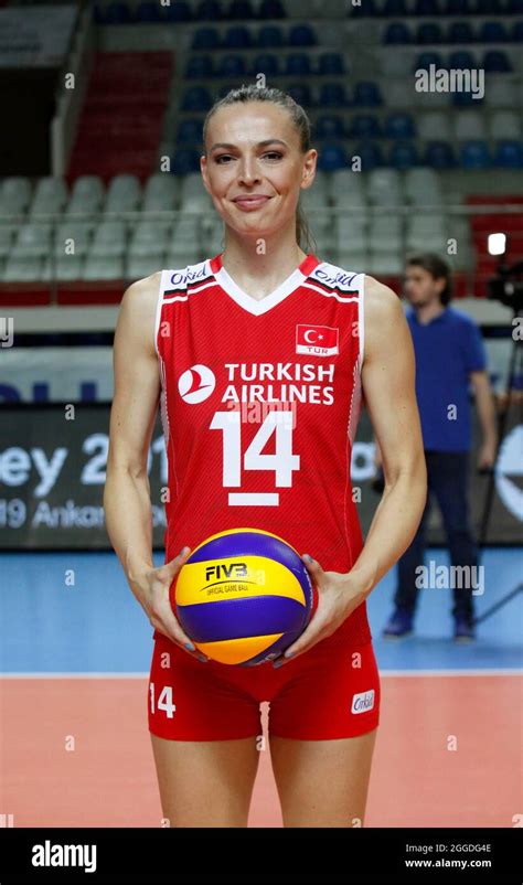 13-08-2021 Istanbul-Turkey: Turkey Volleyball Women's National Team Player Eda Erdem Stock Photo ...