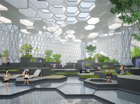 Communication and recreational space ECOSYSTEM. | Landscape architecture design, Architecture ...