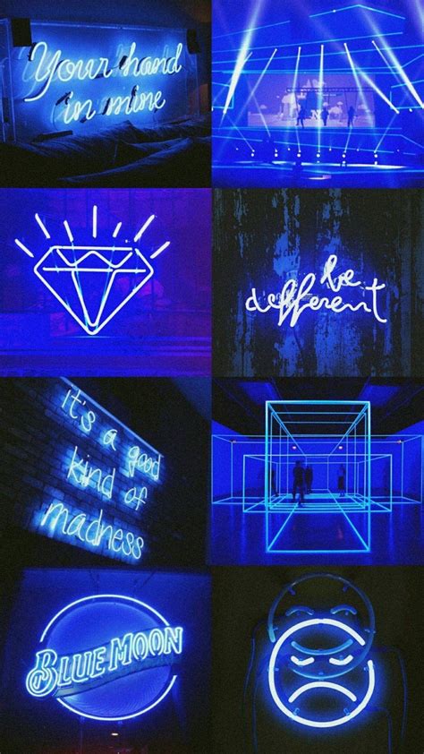 Blue Aesthetic Pfp Neon