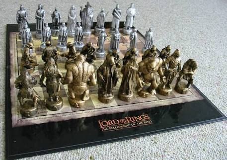Depiction of Six Fascinating and Unusual Chess Sets | The hobbit, Unusual, Middle earth