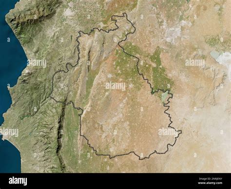 Idlib, province of Syria. Low resolution satellite map Stock Photo - Alamy