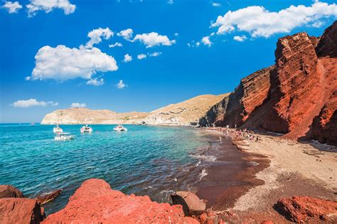 Santorini Greece Red Beach