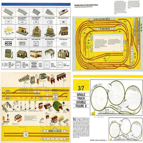 Hornby Track Plans OO gauge 00 scale model railway 130 layouts guides scenery | eBay