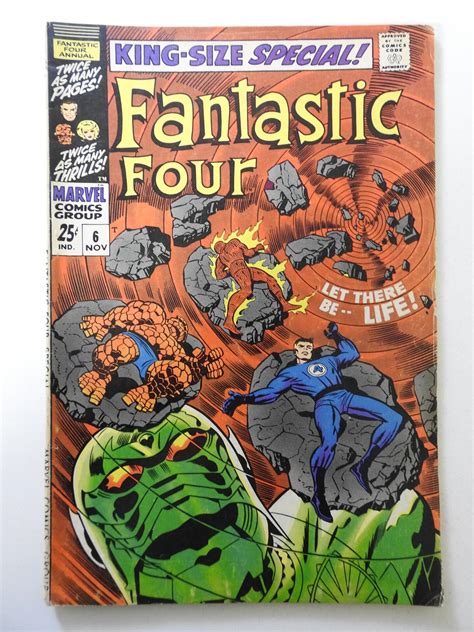 Fantastic Four Annual #6 (1968) FN Condition! 1st appearance of ...