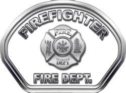 Firefighter Helmet Face Decal (REFLECTIVE) – Weston Signs