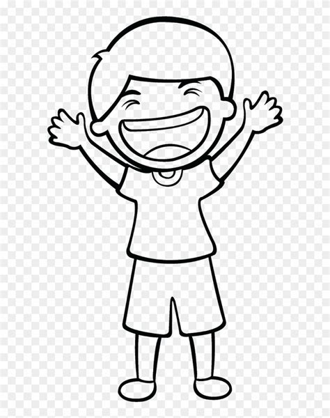 Kids Laughing Clipart Black And White Collection - Clip Art - Free Transparent PNG Clipart ...