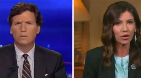 Tucker Carlson Grills Kristi Noem For Refusing To Sign Transgender Girls' Sports Bill - The ...