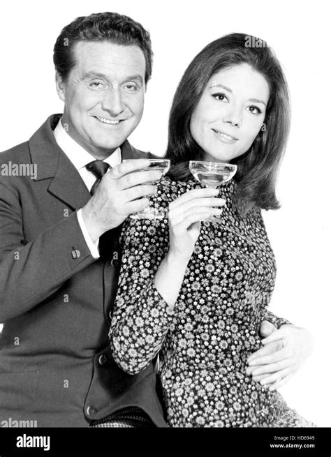 THE AVENGERS, Patrick Macnee, Diana Rigg, (1965-1968), 1961-69 Stock ...