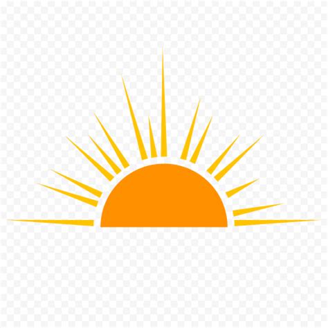 Sunrise Vector Logo - Sun Ray Logo Free PNG Transparent With Clear ...