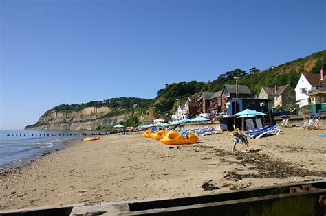 Shanklin beach and Esplanade picture gallery, Isle of Wight.