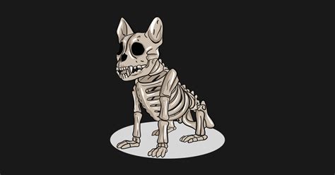 Bulldog Skeleton - Bulldog - Sticker | TeePublic