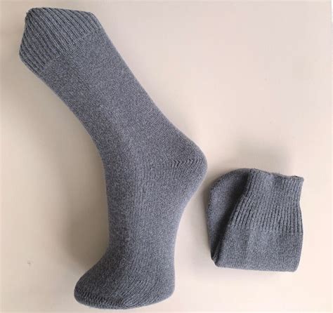 100% Pure Lambswool Socks Wool Natural Thermal Winter Thick Warm Skiing ...