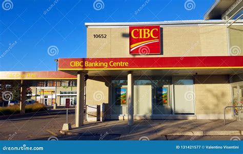 CIBC Bank Branch editorial photography. Image of sign - 131421577