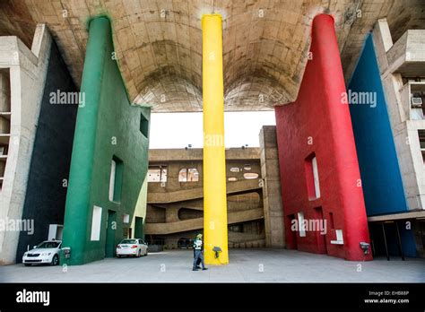 The High Court of Chandigarh designed by the architect Le Corbusier ...