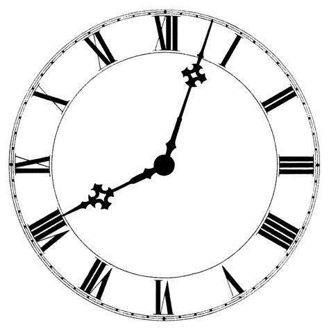 Clock Roman Numerals Png - ClipArt Best