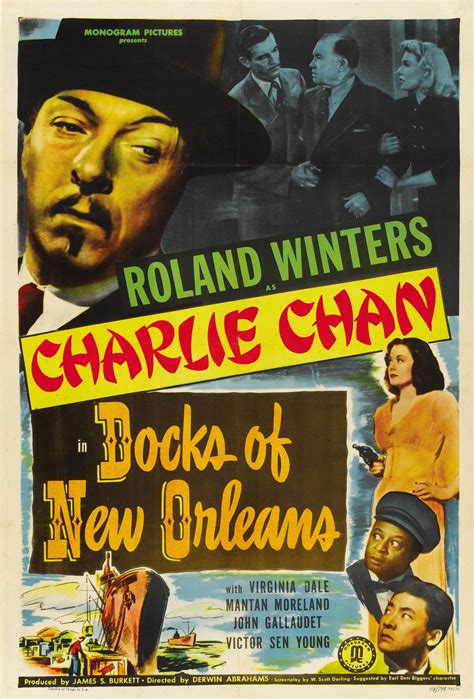 Docks of New Orleans (Monogram, 1948). One Sheet (27 | Charlie chan, Movie posters vintage, The ...