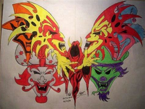 An ICP Joker Card butterfly | Joker card tattoo, Insane clown posse, Insane clown