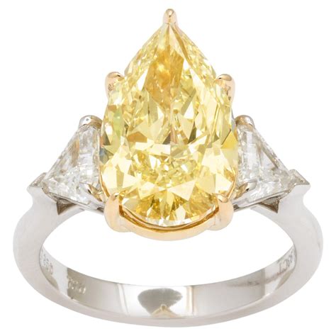 5 Carat Pear Shape Diamond Ring For Sale at 1stDibs | 5 carat pear ...