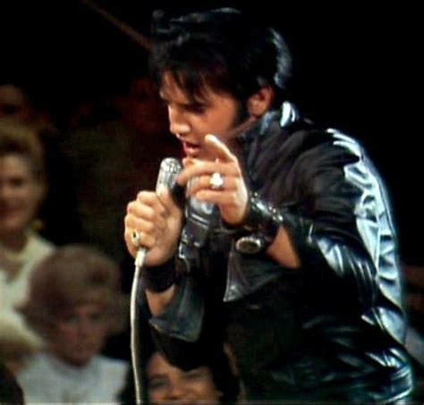 Elvis on stage at the N-B-C studios in june 29 1968 Elvis 68 Comeback ...