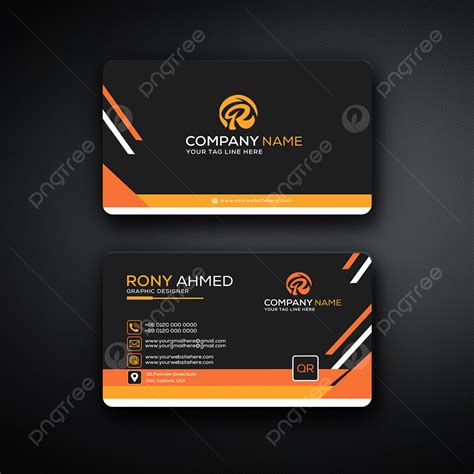 Creative And Modern Business Name Card Design Template Download on Pngtree