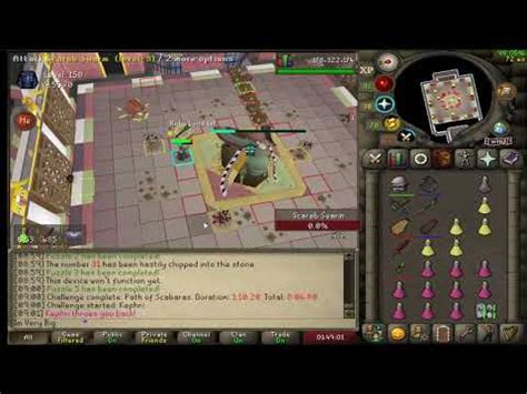 OSRS ToA 150 Raid Level 1m Budget Run - YouTube