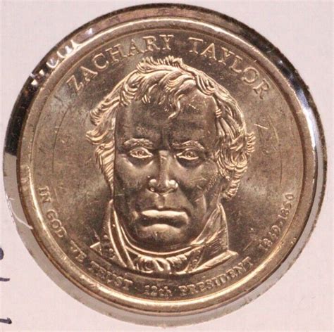 $1 ZACHARY TAYLOR 12TH President (1849-1850) 2009 (D) US One Dollar Coin ERROR | eBay