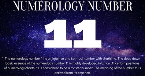 Numerology: The meaning of the number 11 - Free Numerology Birth Date ...