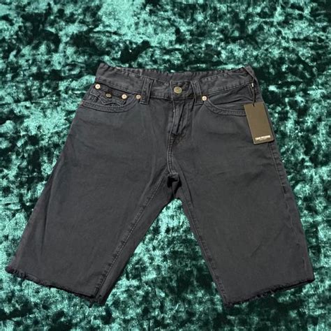 true religion shorts these shorts are by the brand... - Depop